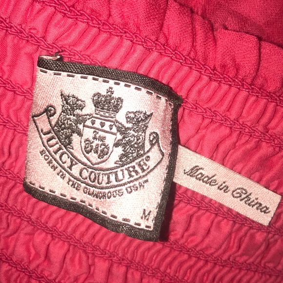 JUICY COUTURE HOT PINK TUB RUFFLE DRESS - Picture 4 of 4